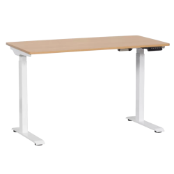 Ергономично бюро с регулиране на височината Carmen CR-119 - бук-бял