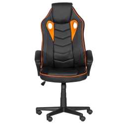 Геймърски стол Carmen 7604 - черен - оранжев