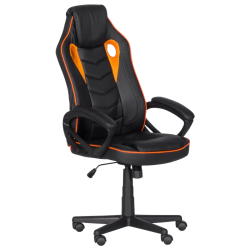 Геймърски стол Carmen 7604 - черен - оранжев
