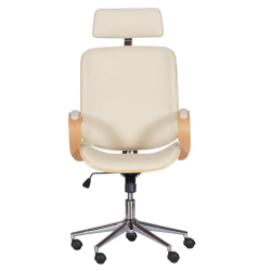 Президентски офис стол Carmen 6401 - бук-крем