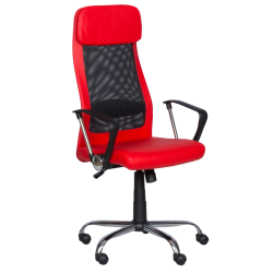 Президентски офис стол Carmen 6184 M - червен