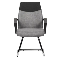 Посетителски стол Carmen 6003 - сив