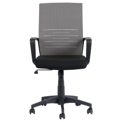 Работен офис стол Carmen 7041 - черен - сив