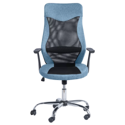 Президентски офис стол Carmen 7528 - син