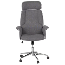 Офис кресло BARNI - сивo