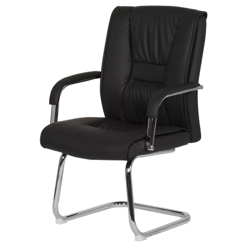 Посетителски стол Carmen 6540 - черен LUX Посетителски стол Carmen 6540 - черен LUX