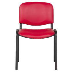 Посетителски стол Carmen 1131 LUX - червен