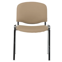 Посетителски стол Carmen 1135-1 LUX - бежов N