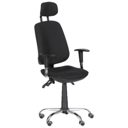 Президентски офис стол RUGBY- черен