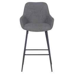 Бар стол MERTON - тъмносив CM