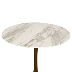 Коктейлна бар маса NORMAN - бял