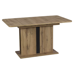 Разтегателна трапезна маса ODYSSEUS - дъб вотан + черен