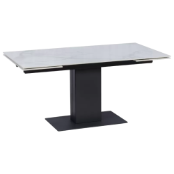 Разтегателна трапезна маса JURATA - бяла