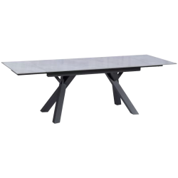 Разтегателна трапезна маса OPOLE - сива
