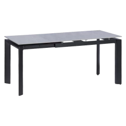 Разтегателна трапезна маса KOBIOR - тъмносива