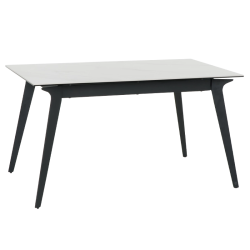 Разтегателна трапезна маса LAGOW - бяла