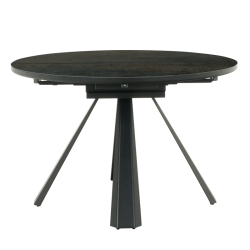 Разтегателна трапезна маса DOMINIK - черна