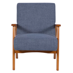 Кресло PAUL - орех - син