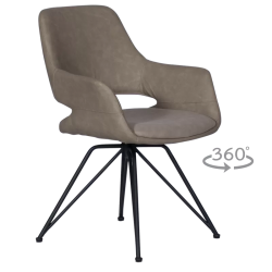 Трапезен стол DEVON - светлобежов SF 2