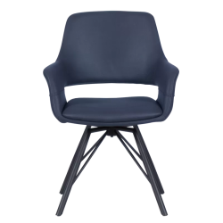 Трапезен стол DEVON X - тъмносин SF1