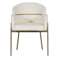 Трапезен стол CROTONE 1 - крем