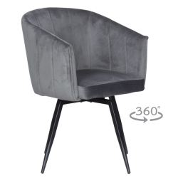 Трапезен стол VENICE - графит