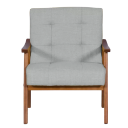 Кресло LEO - орех - сив