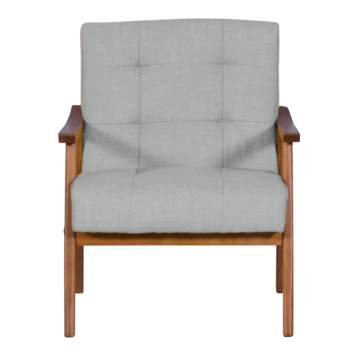 Кресло LEO - орех - сив