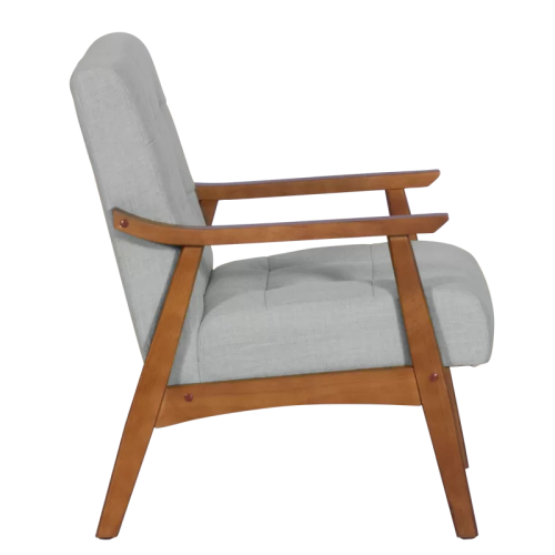 Кресло LEO - орех - сив