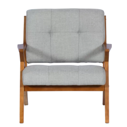 Кресло LUCAS - орех - сив