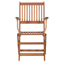 Сгъваем дървен градински стол  MIKA