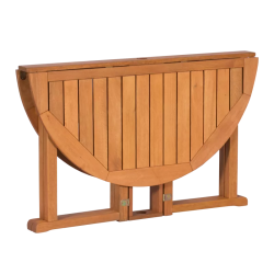 Сгъваема дървена градинска маса INKA