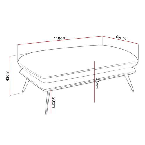 Табуретка за диван PORTIMAO