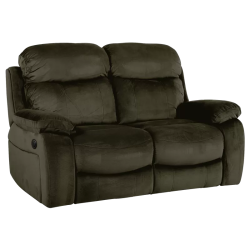 Диван - двойка с електрически релакс механизъм SELENA LUX - трюфел Р