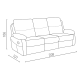 Диван - тройка с електрически релакс механизъм GEYA LUX - графит 462