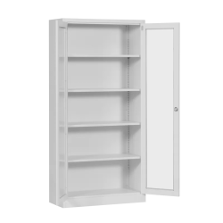 Метален шкаф Carmen CR-1238 E L - сив