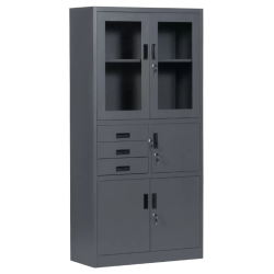 Метален шкаф Carmen CR-1240 E SAND - графит