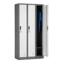 Метален шкаф Carmen CR-1242 Е L SAND - сив+графит