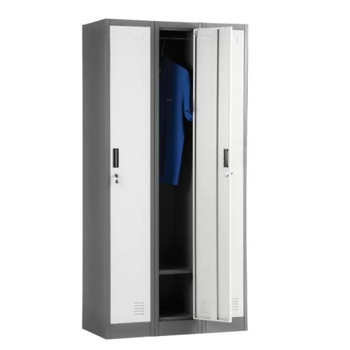 Метален шкаф Carmen CR-1242 Е L SAND - сив+графит Метален шкаф Carmen CR-1242 Е L SAND - сив+графит