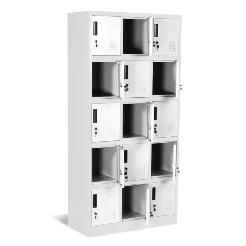 Метален шкаф Carmen CR-1245 L - сив Метален шкаф Carmen CR-1245 L - сив