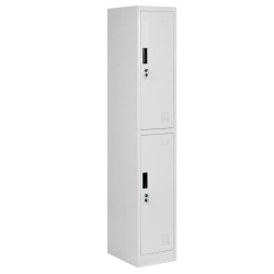 Метален шкаф Carmen CR-1257 L - сив