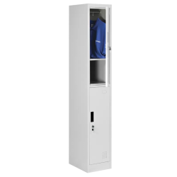 Метален шкаф Carmen CR-1257 L - сив