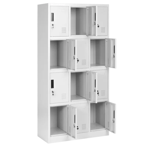 Метален шкаф Carmen CR-1258 J - сив Метален шкаф Carmen CR-1258 J - сив