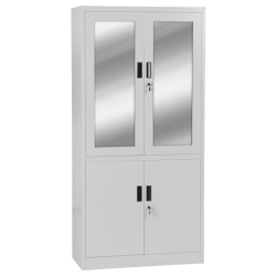 Метален шкаф Carmen CR-1272 LM - сив