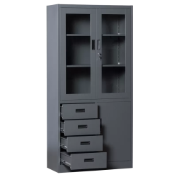 Метален шкаф Carmen CR-1278 E SAND - графит