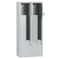 Метален шкаф Carmen CR-1280 L - сив