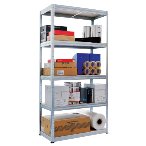 Метален стелаж STAR 180x90x35 см, до 175 кг на рафт - цинк Метален стелаж STAR 180x90x35 см, до 175 кг на рафт - цинк