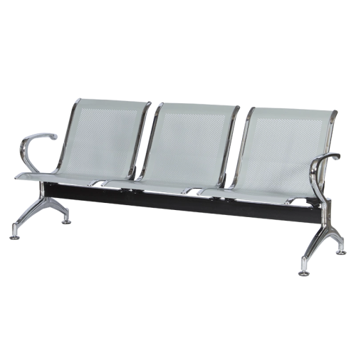 Посетителска пейка с 3 места Carmen CR-1030-3 - сребърна Посетителска пейка с 3 места Carmen CR-1030-3 - сребърна