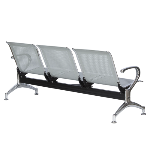Посетителска пейка с 3 места Carmen CR-1030-3 - сребърна Посетителска пейка с 3 места Carmen CR-1030-3 - сребърна