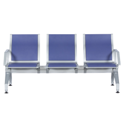 Посетителска пейка с 3 места Carmen CR-1033-3 - синя